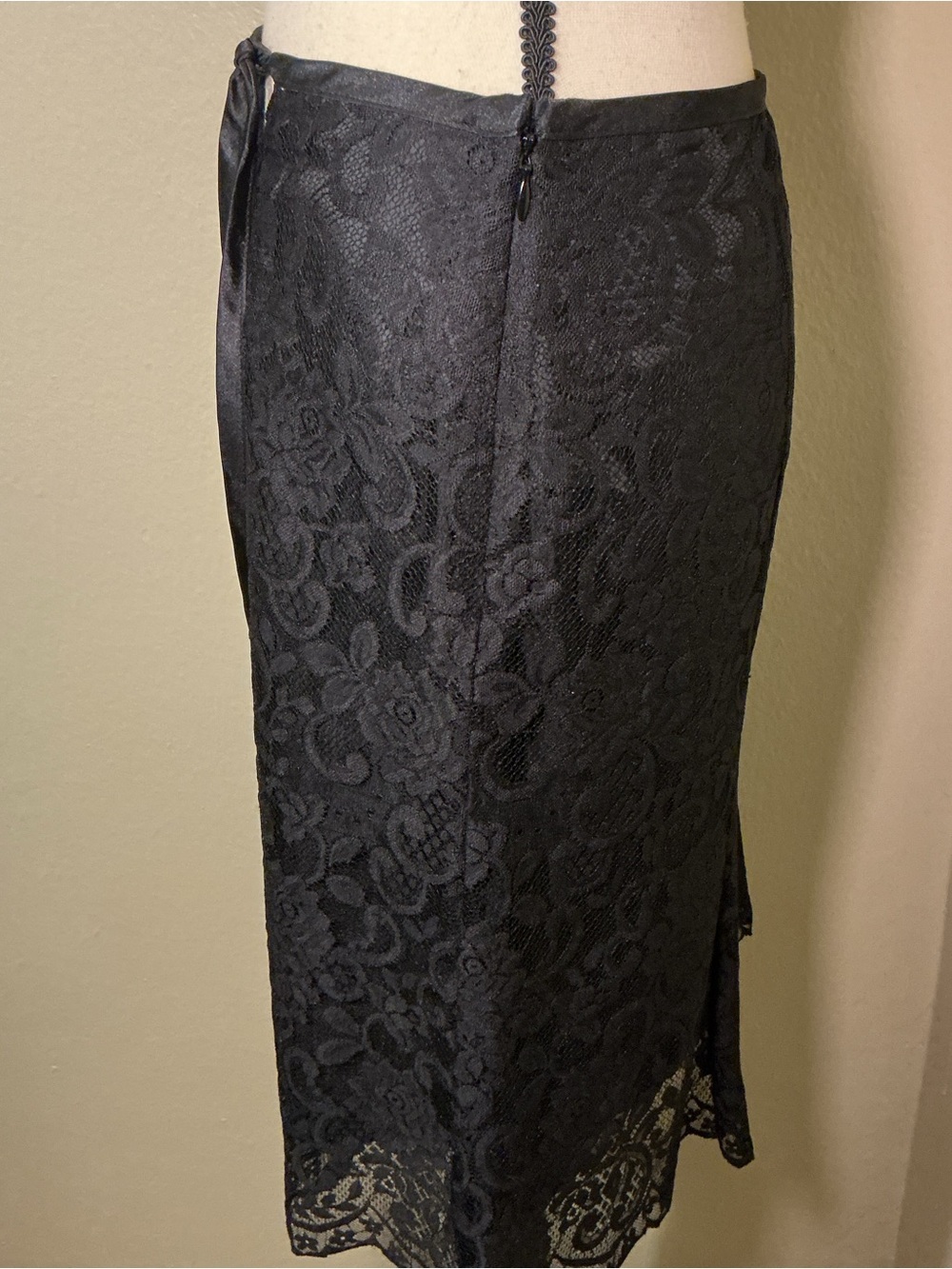 Apostrophe Petite Black Lace Y2K Fairycore Whimsigoth floral - Picture 8 of 10